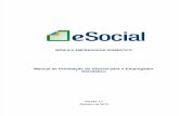 Manual ESocial Empregador Domestico 1 Versao 1.1