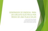 Generador de Energia Para Un Circuito Eléctrico Por