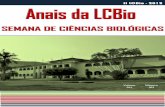 Anais Da Lcbio 2012 - Semana de Ciências Biológicas