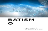 As águas do batismo