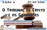 Lição 6 O Tribunal de Cristo e Os Galardões Site