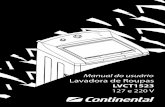 Manual Lavadora Continental Lvct1523