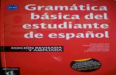 Gramatica Basica Espanola Del Estudiante