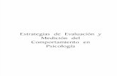 Estrategias de Evaluacion y Medicion Del Comportamiento-En Psicologia - Aldo Bazan y Alvaro Arce