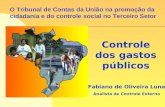 Controle dos gastos públicos Fabiano de Oliveira Luna Analista de Controle Externo O Tribunal de Contas da União na promoção da cidadania e do controle.