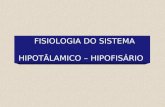 FISIOLOGIA DO SISTEMA HIPOTÂLAMICO – HIPOFISÁRIO.