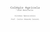 Colégio Agrícola “José Bonifacio” Sistemas Operacionais Prof. Carlos Eduardo Caraski.