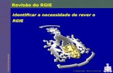 Exército Português Revisão do RGIE Identificar a necessidade de rever o RGIE.