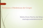 T©cnicas e Din¢micas de Grupo Stella Alves Rocha da Silva stella@