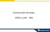 Comercial Gerdau SÃO LUIS - MA. Reforma da Fachada Troca de lona – 01 Testeira lateral de 6,64 x 1,91m.