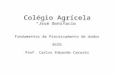 Colégio Agrícola “José Bonifacio” Fundamentos de Processamento de dados BIOS Prof. Carlos Eduardo Caraski.