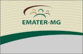 Emater–MG Minas cada vez melhor para se viver Missão Promover o Desenvolvimento Sustentável, por meio da Assistência Técnica e Extensão Rural, assegurando.