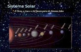 Sistema Solar A Terra, a Lua e o Sol fazem parte do Sistema Solar.