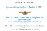 1 ITA – Instituto Tecnológico de Aeronáutica Pós – Graduação em Engenharia Eletrônica e Computação CE – 235 – Sistemas Embarcados e de Tempo Real Prof.