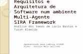 Relação entre Requisitos e Arquitetura de Software num ambiente Multi-Agente SIRA Framework Análise dos temas de Lúcia Bastos e Turah Almeida Apresentação.