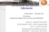 Caso Clínico Síndrome do Lactente Sibilante Internato – Saúde da Criança Hospital Regional da Asa Sul/SES/DF Interno: Adriell Ramalho Orientação: Dra.