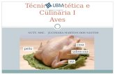 NUTT. MSC. JUCIMARA MARTINS DOS SANTOS Técnica Dietética e Culinária I Aves.