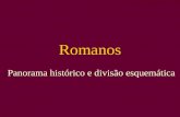 Romanos Panorama histórico e divisão esquemática.