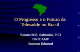 O Progresso e o Futuro da Telesaúde no Brasil Renato M.E. Sabbatini, PhD UNICAMP Instituto Edumed.
