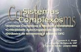 Sistemas Complexos Sistemas Complexos & Mecânica Estatística Criticalidade Auto-Organizada (SOC) Dinâmica de terremotos e modelo OFC Carmen P. C. Prado.