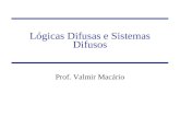 Lógicas Difusas e Sistemas Difusos Prof. Valmir Macário.