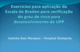 Andréia Reis Marques – Hospital Heliópolis. LEITO 1 - I.X., 65 anos, sexo feminino, em pós-operatório de L.E.+Pancreatectomia +lavagem de cavidade por.