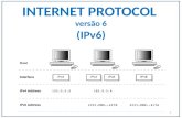 INTERNET PROTOCOL versão 6 (IPv6) 1. Parte 1 2 MOTIVAÇÃO PARA O IPv6 Escassez de endereços IPv4. O espaço de endereçamento limitado gera um problema.