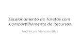 Escalonamento de Tarefas com Compartilhamento de Recursos André Luis Meneses Silva.