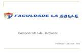 Componentes de Hardware Professor: Cláudio F. Tino.