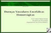 Doenças Vasculares Encefálicas Hemorrágicas Prof. Edison Matos Nóvak Disciplina de Neurologia Departamento de Clínica Médica.