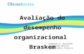 Avaliação do desempenho organizacional Braskem Eduardo O. Brunaldi Guilherme Muller Igor Cadete Fonseca.