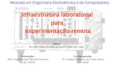 Mestrado em Engenharia Electrotécnica e de Computadores Infraestrutura laboratorial para experimentação remota Orientador Prof. José Manuel Martins Ferreira.