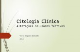 Citologia Clínica Alterações celulares reativas Vera Regina Andrade 2014.