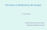 Técnicas e Dinâmicas de Grupo 2º encontro Stella Alves Rocha da Silva stella@castelobranco.br.
