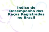 Índice de Desempenho das Raças Registradas no Brasil.