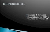 Clarice G Freitas  Pneumologista HBDF e Clinica do Tórax DF.