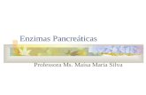 Enzimas Pancreáticas Professora Ms. Maísa Maria Silva.