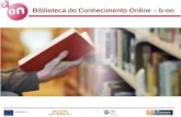 Biblioteca do Conhecimento Online – b-on. Versão actualizada em 22/01/2007 Biblioteca do conhecimento online b-on.