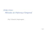 Page1 DAS-5341: Métodos de Diferença Temporal Prof. Eduardo Camponogara.