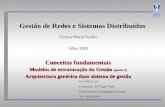 Gestão de Redes e Sistemas Distribuídos Teresa Maria Vazão Julho 2005 Conceitos fundamentais Modelos de estruturação da Gestão (parte 2) Arquitectura genérica.