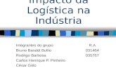 Impacto da Logística na Indústria Integrantes do grupo: R.A Bruno Baraldi Bullio031464 Rodrigo Barbosa035767 Carlos Henrique P. Pinheiro César Grilo.