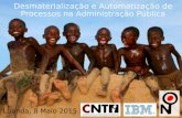 Desmaterialização e Automatização de Processos na Administração Pública Luanda, 8 Maio 2015.