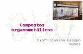 Compostos organometálicos Prof a Giovana Gioppo Nunes.