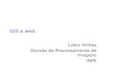 GIS e web Lúbia Vinhas Divisão de Processamento de Imagens INPE.