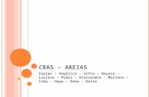 CRAS – A REIAS Equipe : Angélica – Sofia – Nayara – Luciene – Pedro – Alessandra – Marlene – Cida – Hugo – Edna – Helia.