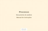 Processo Documento de análise Manual de instruções.