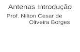 Antenas Introdução Prof. Nilton Cesar de Oliveira Borges.