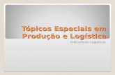 Tópicos Especiais em Produção e Logística Indicadores Logísticos.