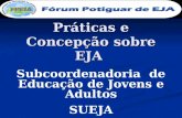 Panorâmica das Práticas e Concepção sobre EJA Subcoordenadoria de Educação de Jovens e Adultos SUEJA.