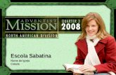 Escola Sabatina Nome da Igreja Cidade. DIVISÃO NORTE AMERICANA 3º trimestre 2008.